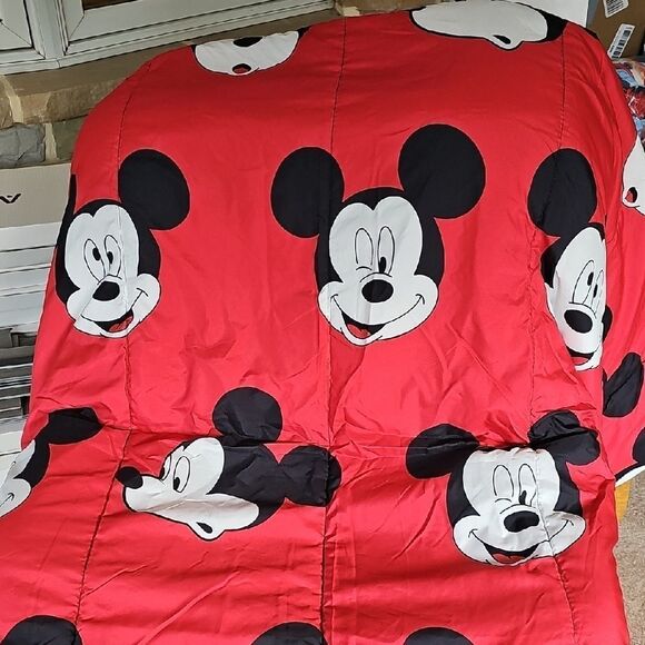 Disney Mickey Mouse Pajama Set Red and Black - Picture 3 of 6
